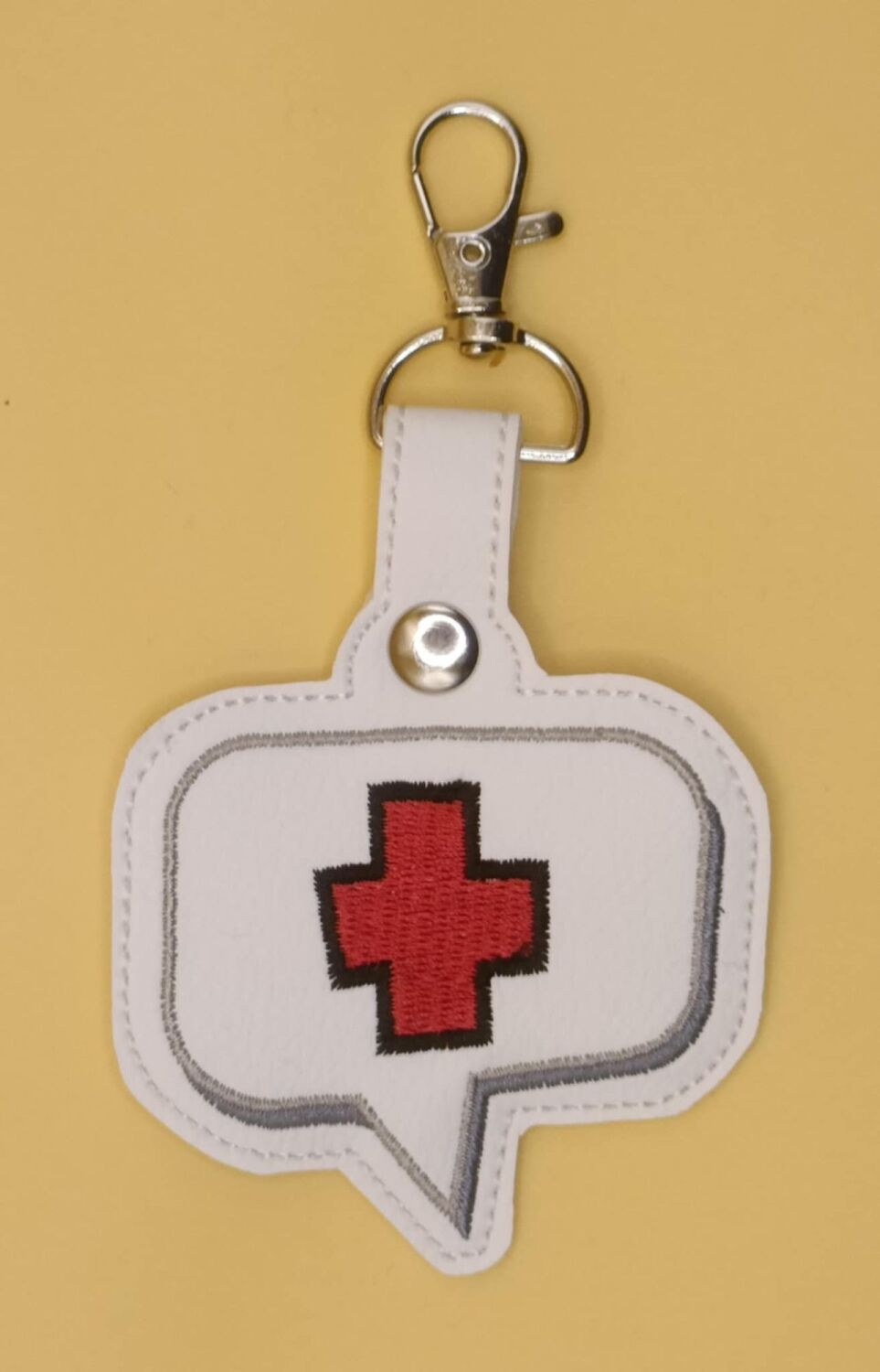 TF2 Medic Inspired Embroidered Keyring