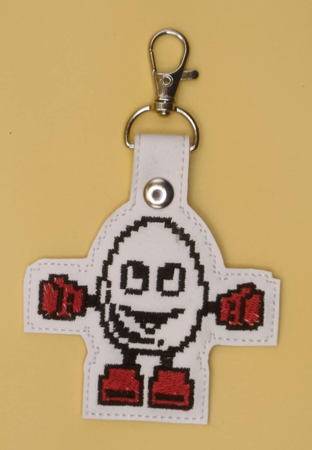 Dizzy Inspired Embroidered Keyring