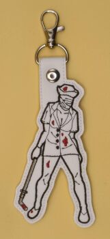 Silent Hill Dark Nurse Inspired Embroidered Keyring