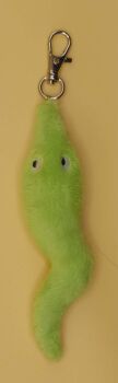 Green Worm On A String Inspired Plush.