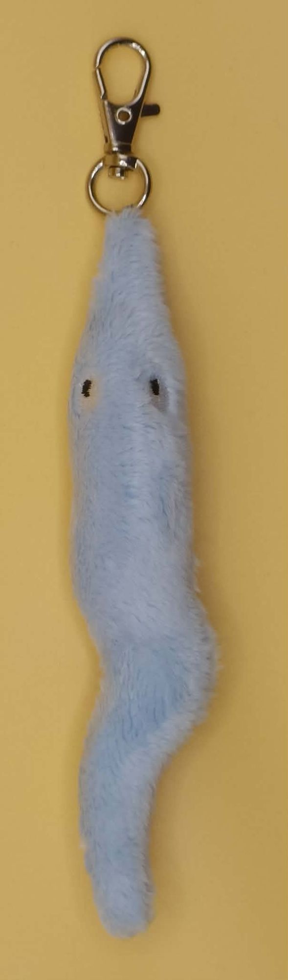 Light Blue Worm On A String Inspired Plush.