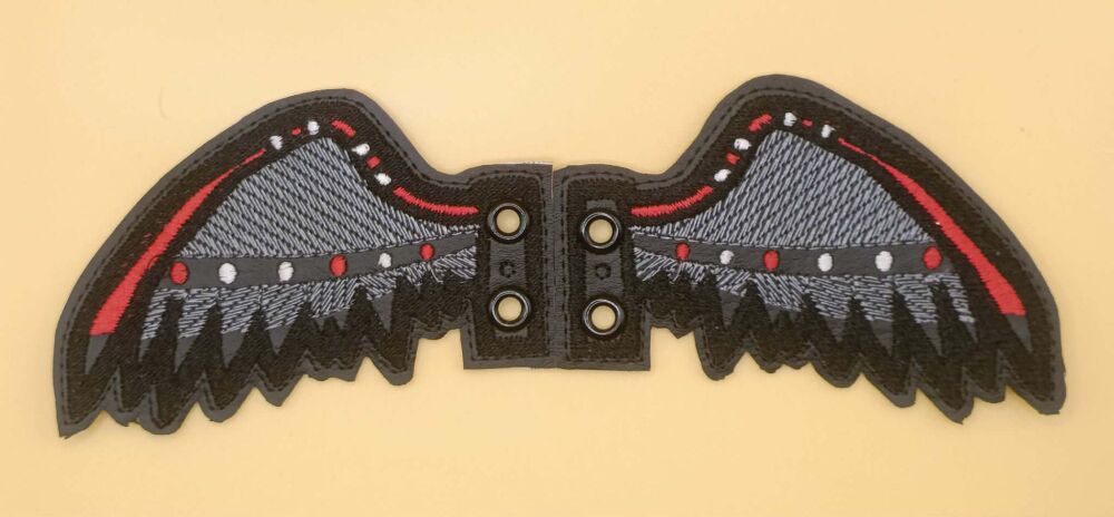 Hazbin Hotel Husk Inspired Shoe Wings