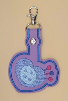 Izzy Moonbow Cutie Mark Inspired Embroidered Keyring
