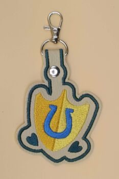 Hitch Trailblazer Cutie Mark Inspired Embroidered Keyring