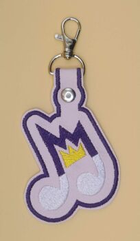 Pipp Petals Cutie Mark Inspired Embroidered Keyring