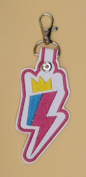 Zipp Storm Inspired Embroidered Keyring