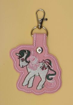 Fizzy Inspired Embroidered Keyring
