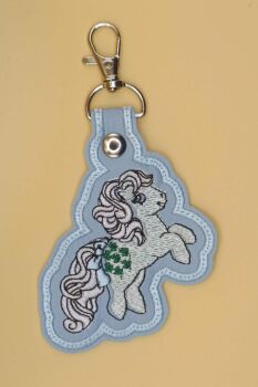 Minty Inspired Embroidered Keyring