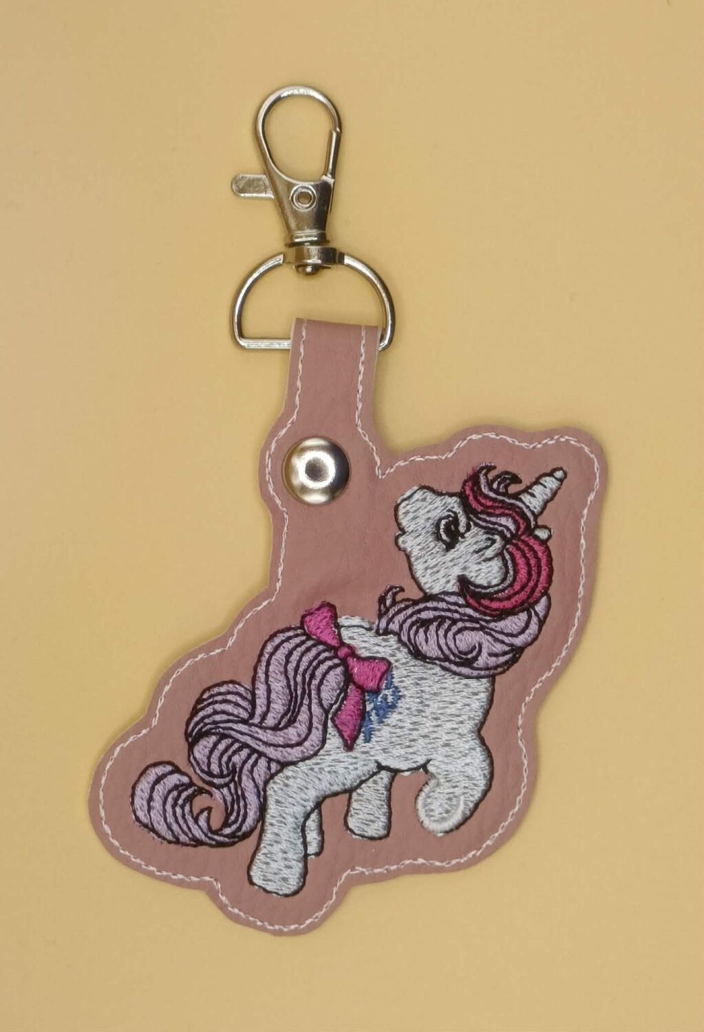 Sparkler Inspired Embroidered Keyring