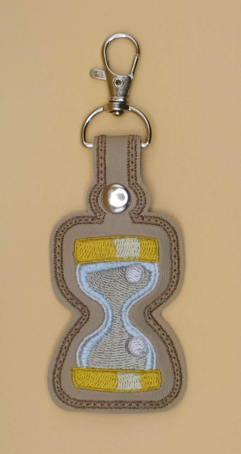 Dr Whooves Inspired Embroidered Keyring