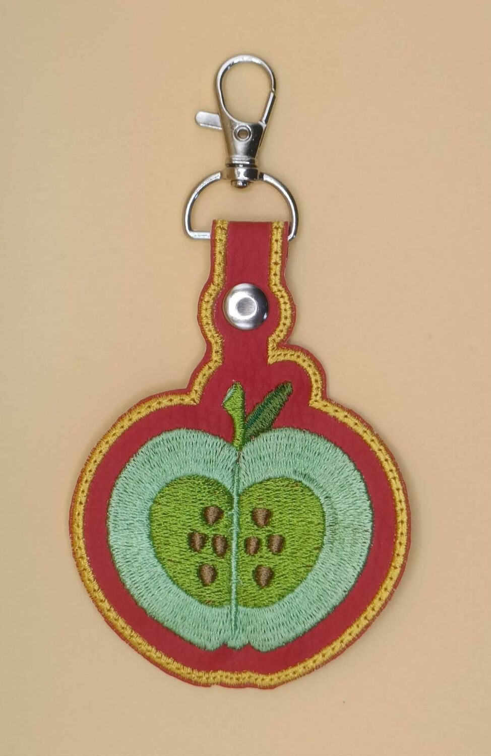 Big Mac Cutie Mark Inspired Embroidered Keyring