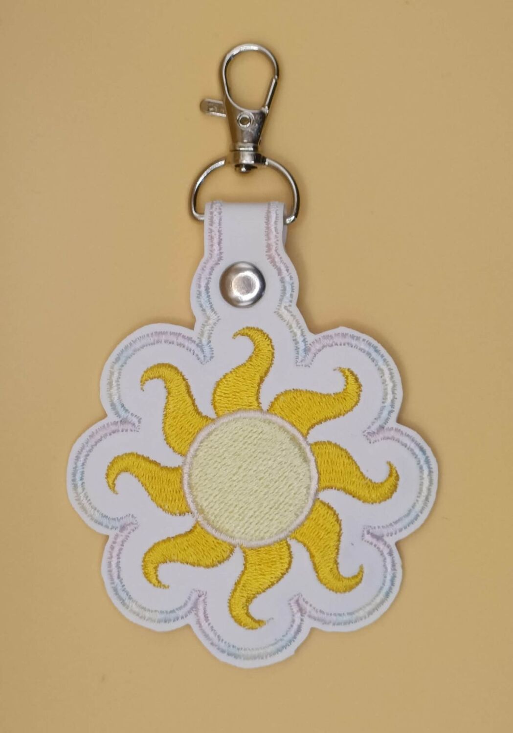 Princess Celestia Cutie Mark Inspired Embroidered Keyring