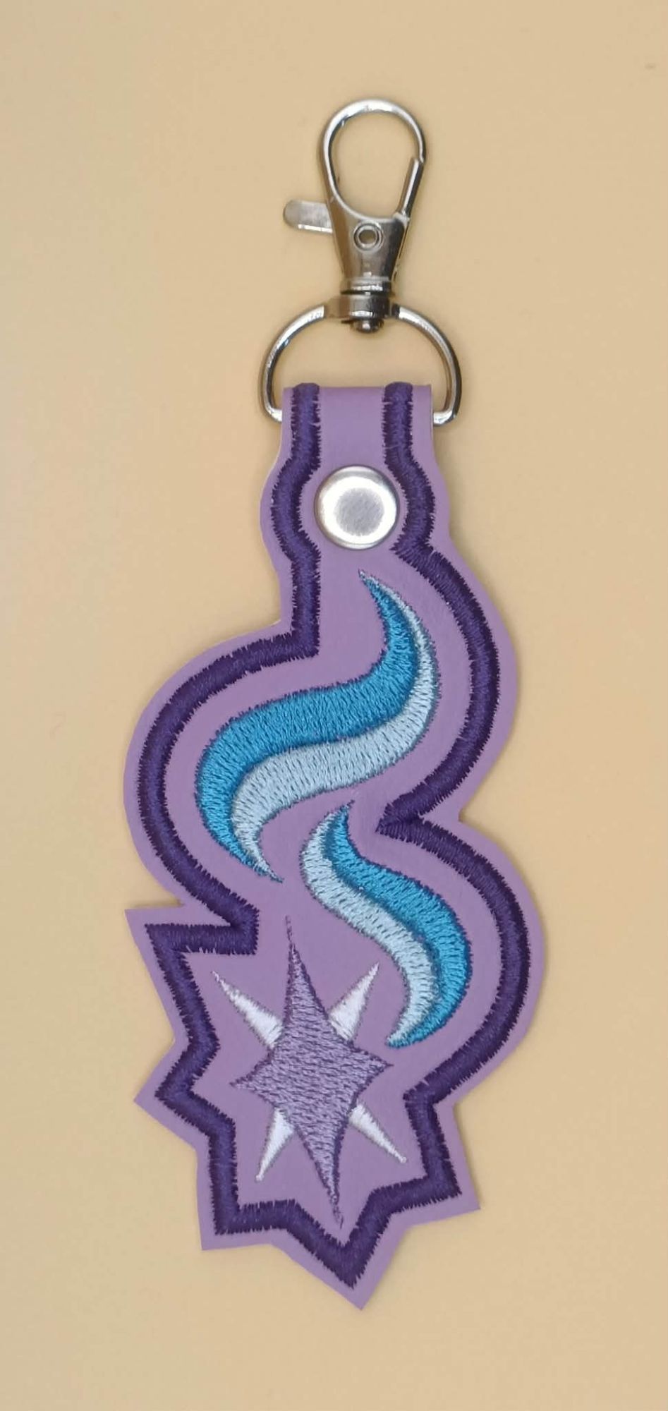 Starlight Glimmer Cutie Mark Inspired Embroidered Keyring