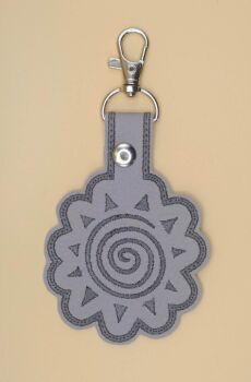 Zecora Cutie Mark Inspired Embroidered Keyring