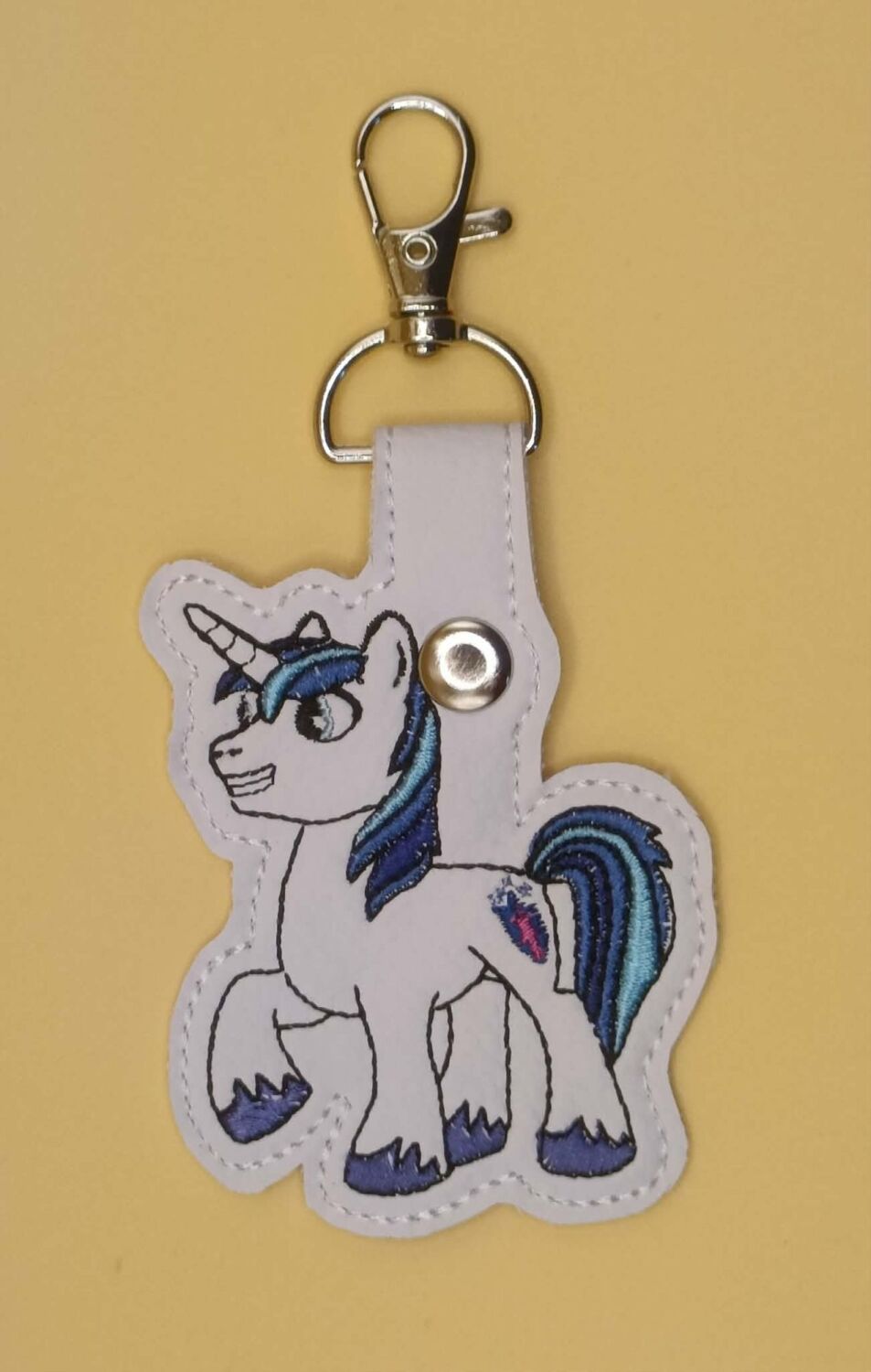 Prince Shining Armour Inspired Embroidered Keyring