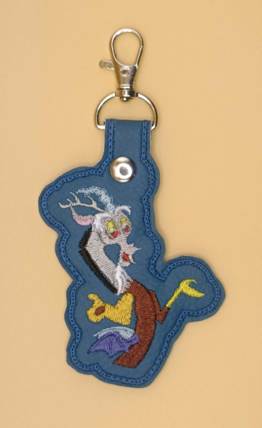 Discord Inspired Embroidered Keyring