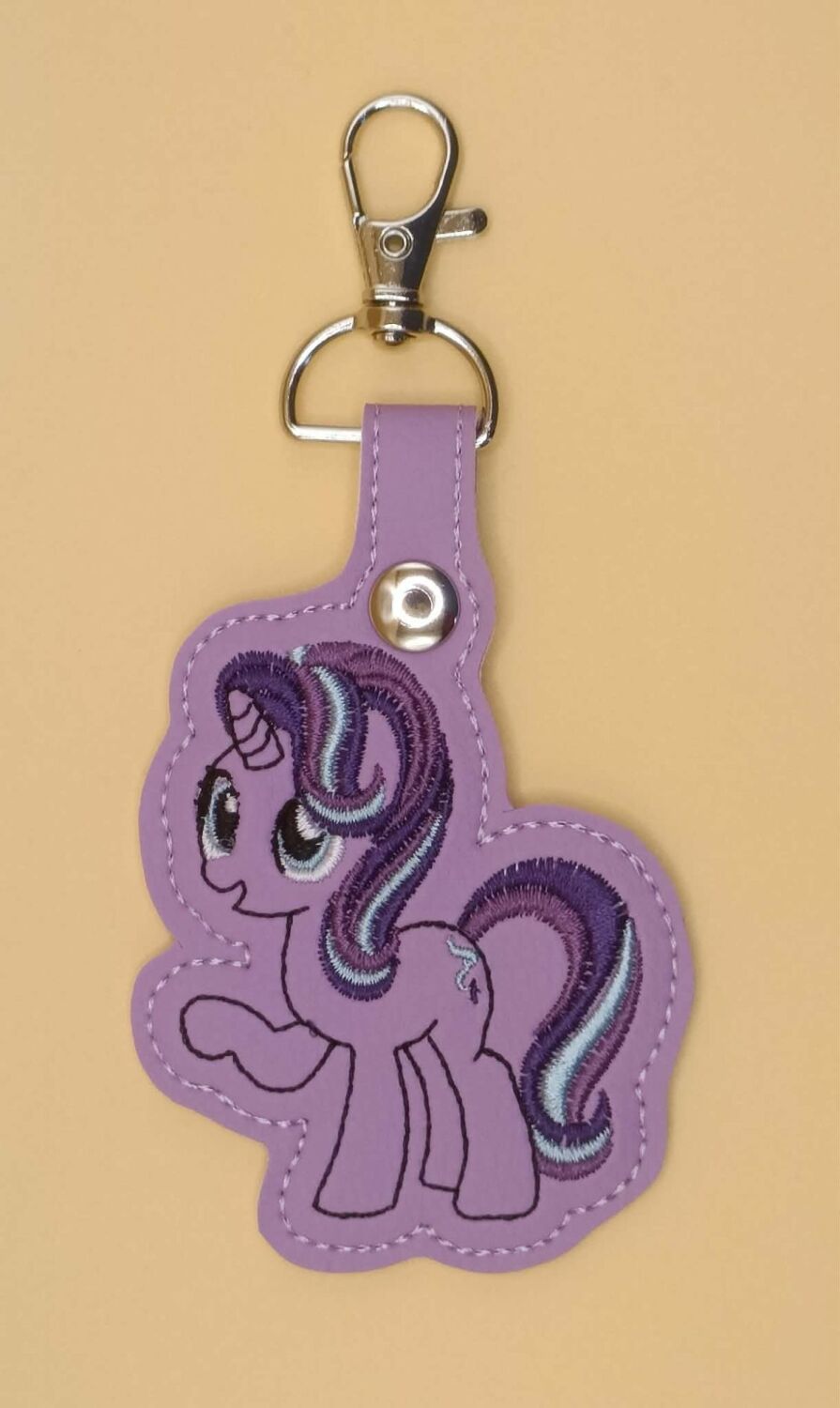 Shining Glimmer Inspired Embroidered Keyring