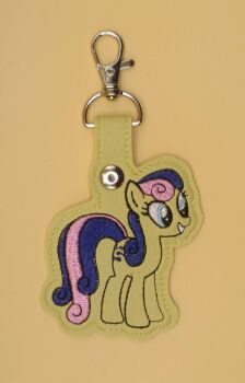 Sweetie Drops/Bon Bon Inspired Embroidered Keyring