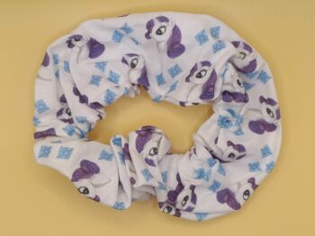 Rarity Inspired Large Scrunchie