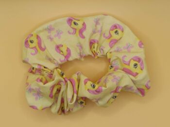 Fluttershy Inspired Large Scrunchie