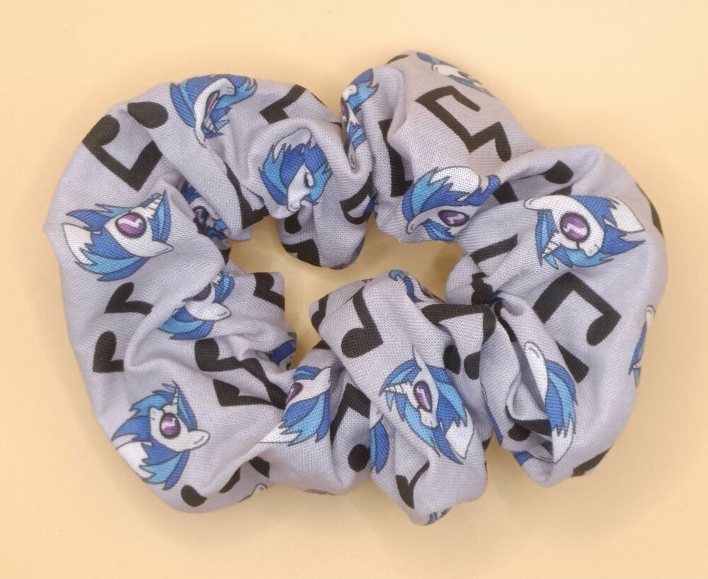 DJ Pone (Viynl Scratch) Inspired Large Scrunchie