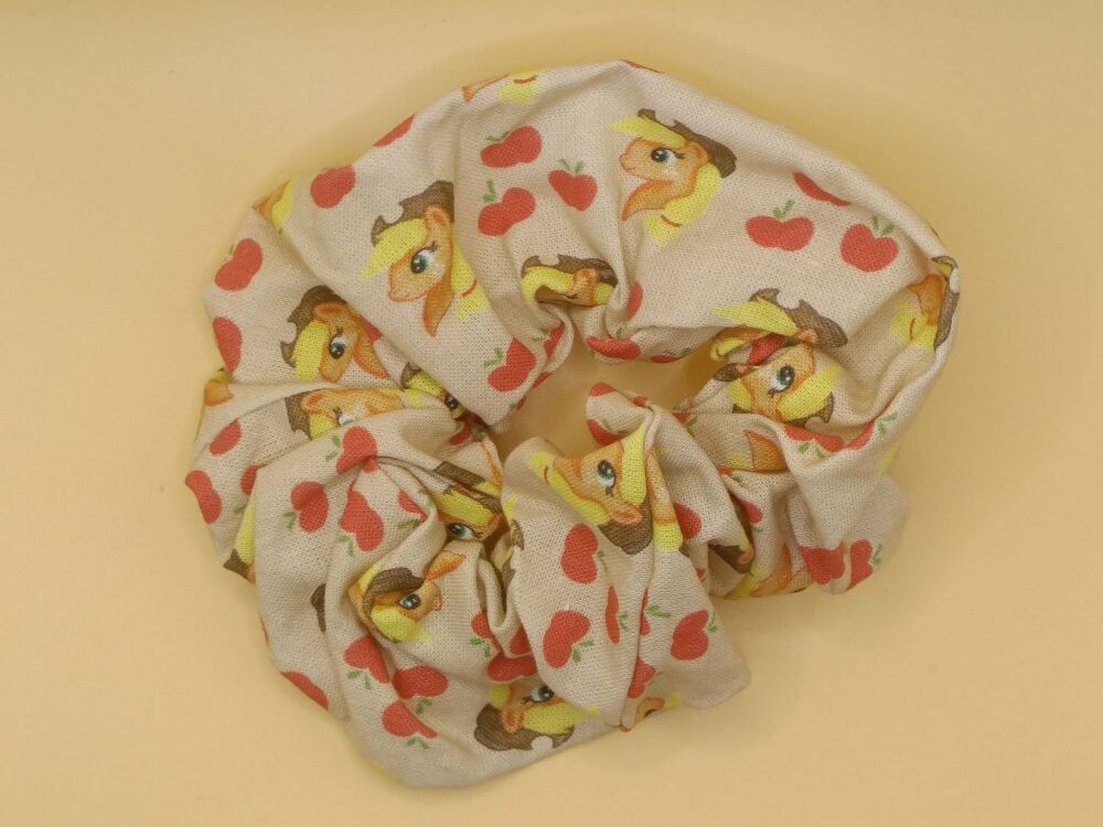 Applejack Inspired Large Scrunchie