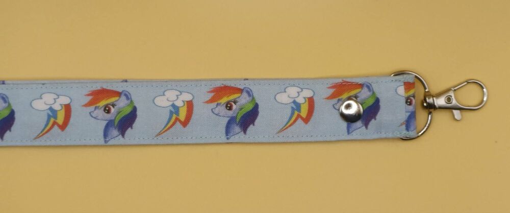 Rainbow Dash Inspired Lanyard