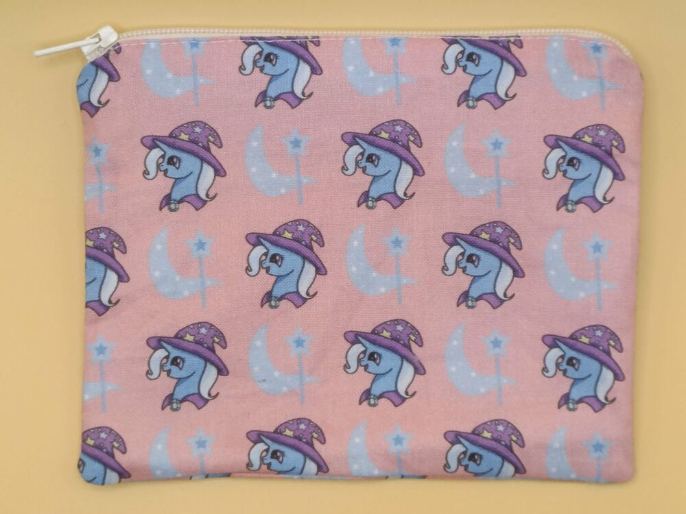 Zip Pouch Made With Trixie Inspired Fabric