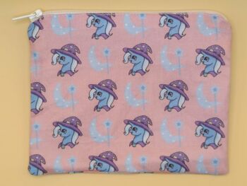 Zip Pouch Made With Trixie Inspired Fabric
