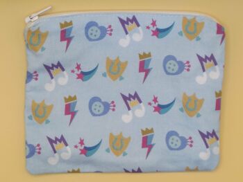 Zip Pouch Made With Generation 5 Cutie Marks Inspired Fabric
