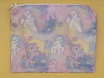 Zip Pouch Made With Generation 1 Inspired Fabric (G1R)