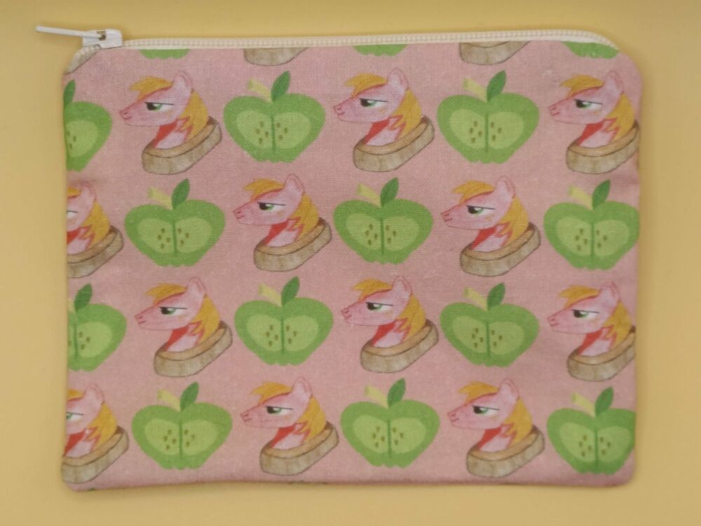 Zip Pouch Made With Big Mac Inspired Fabric