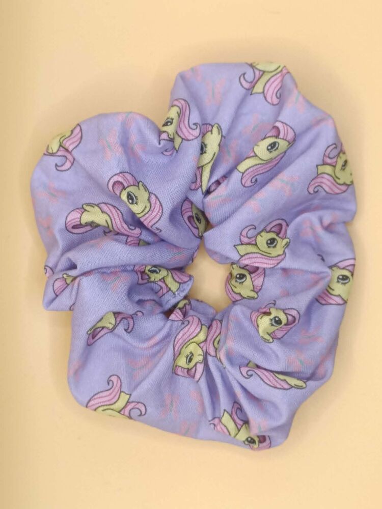 Fluttershy Inspired Large Scrunchie