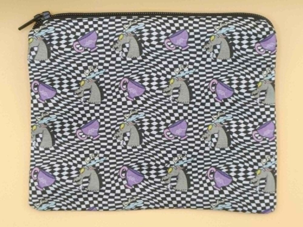 Zip Pouch Made With Discord Inspired Fabric