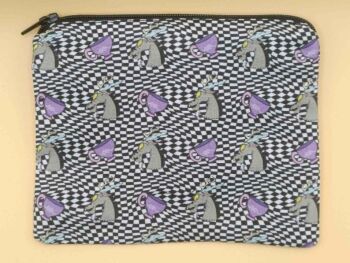 Zip Pouch Made With Discord Inspired Fabric