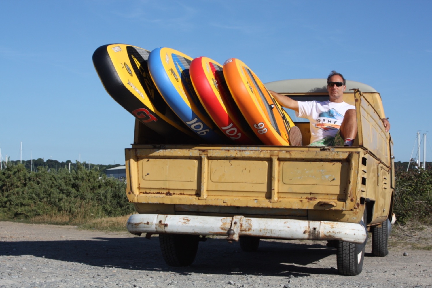 Wakesurf boards from Phase 5, O'Shea SUPs and wake boat accessories in