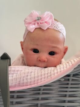 Cute awake baby