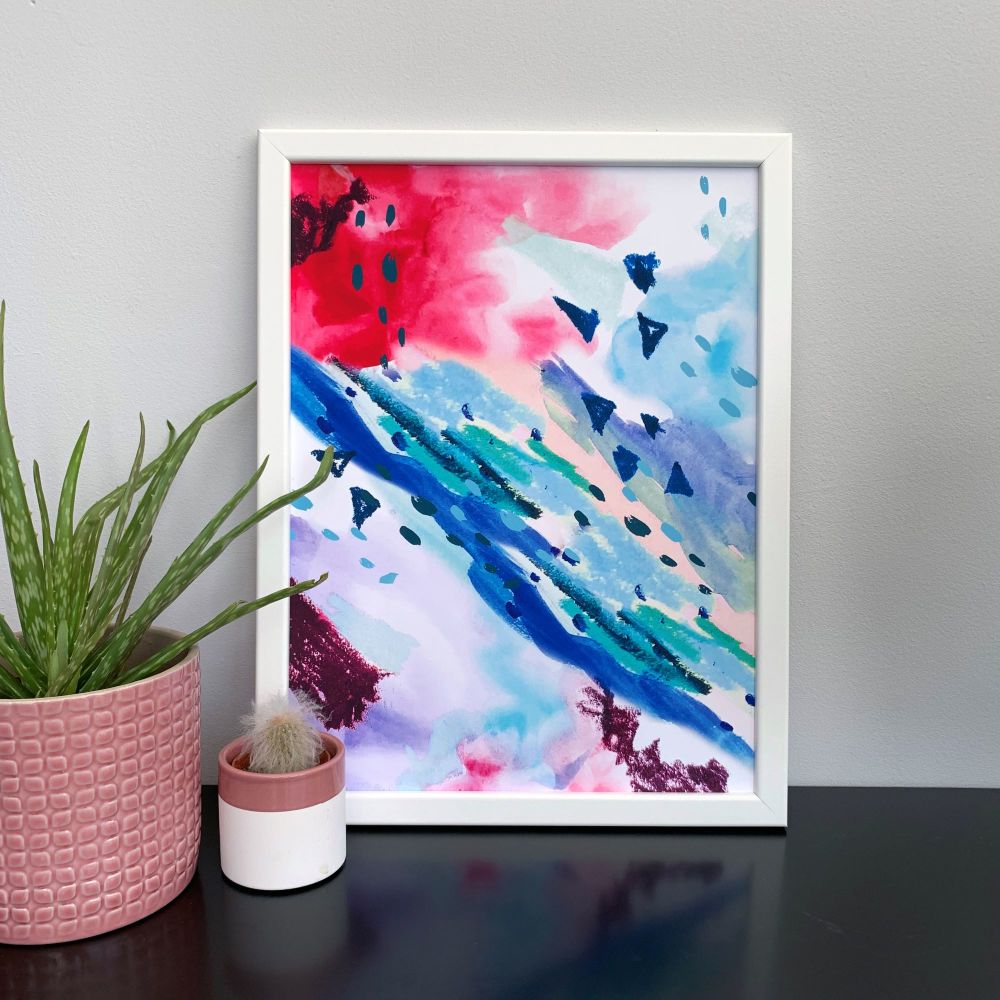 'Coral Reef' Abstract Print