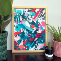 'In the Jungle' Abstract Print