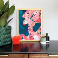 'Watermelon' Abstract Print