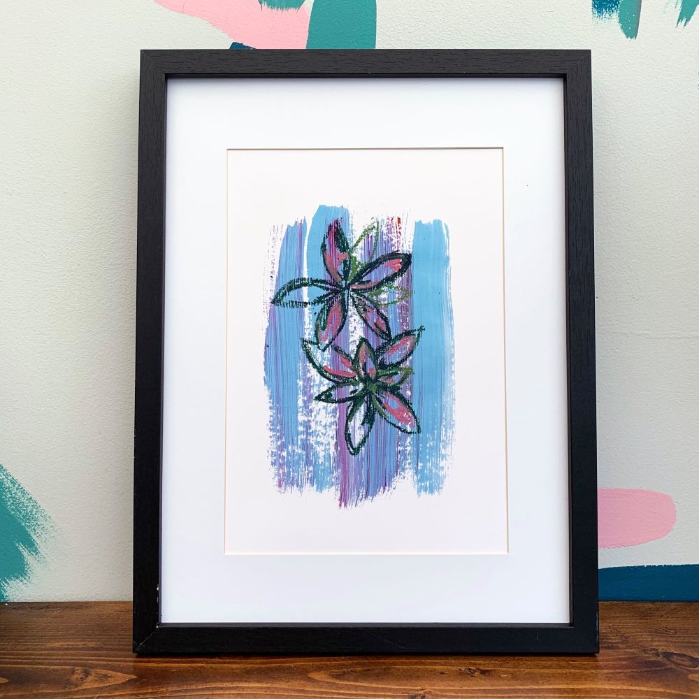 'Abstract Waterlily' Print