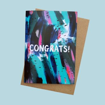 'Congrats' Greetings Card