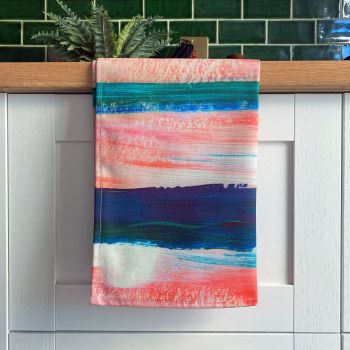 'Sunset Boulevard' Print Tea Towel