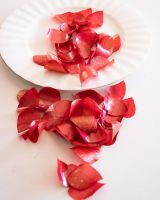 Crystal Candy Edible Rose Petals - Sweet Rose Leaves No.4. - Red Gold    