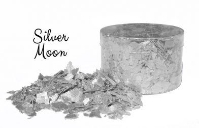 Crystal Candy Edible Flakes - Silver Moon EFSM