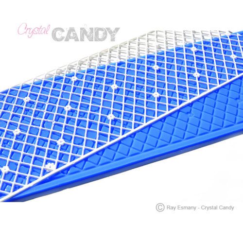  Crystal Candy Silicon Lace Moulds - Gold -  Fishnet