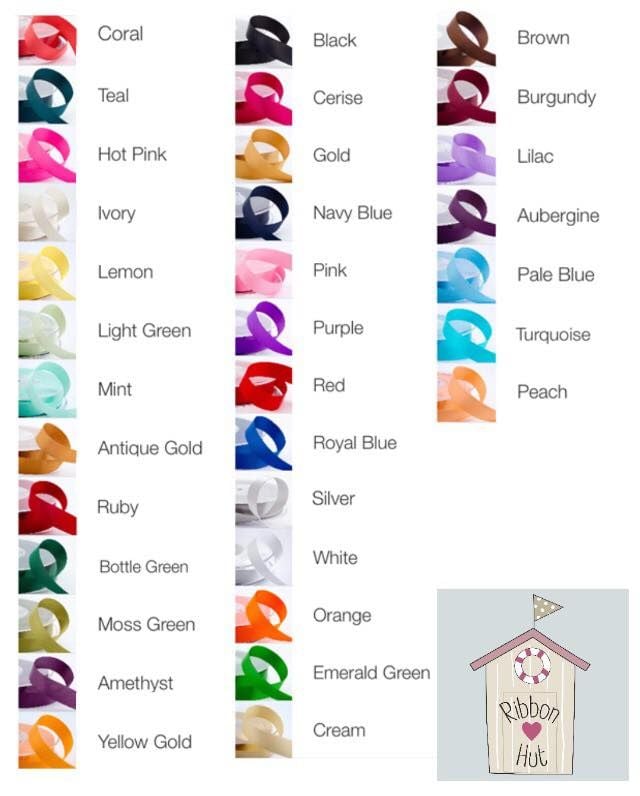 Ribbon Colour Guide