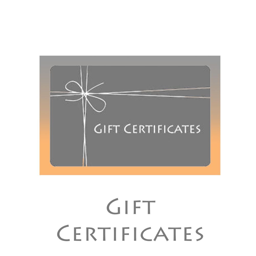  <!-- 005 -->Gift Certificates