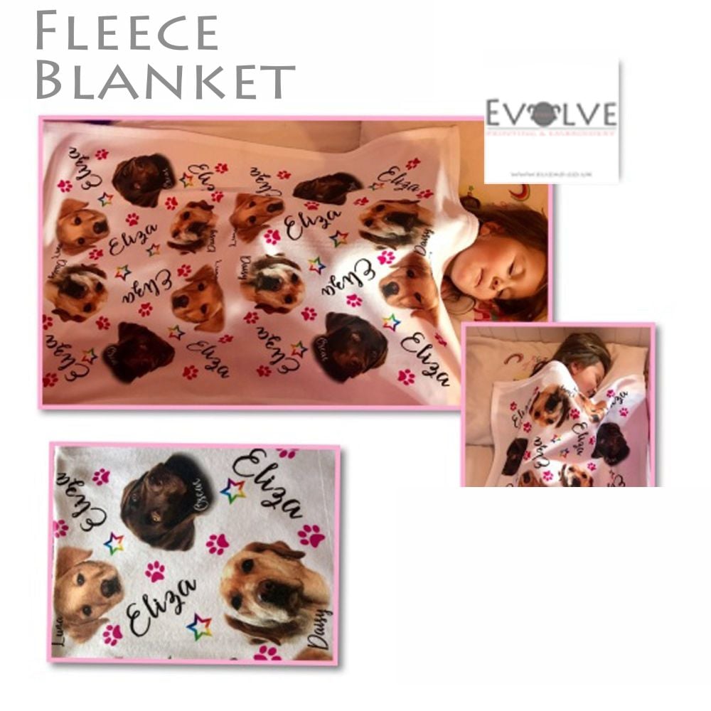 Fleece Blanket - Photo/text/graphic