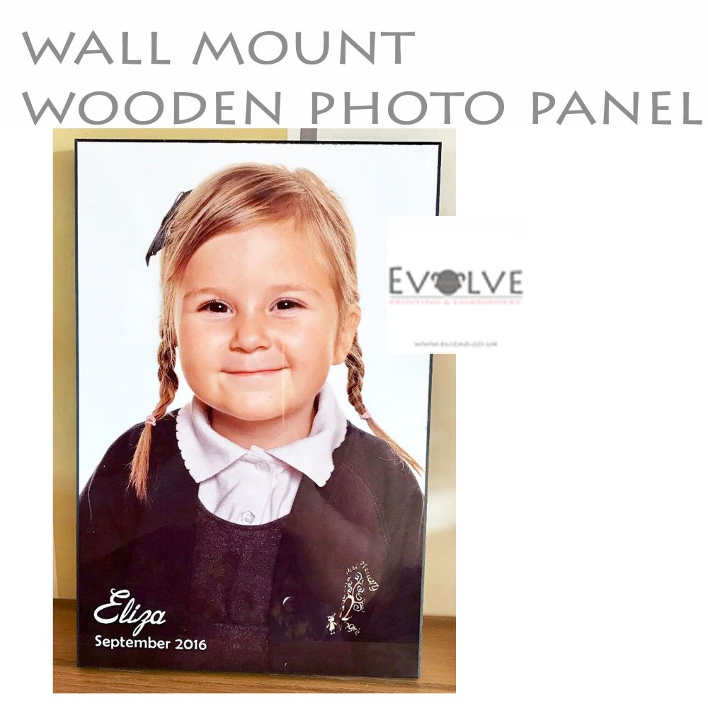 Wall Mount Wooden Photo Panel